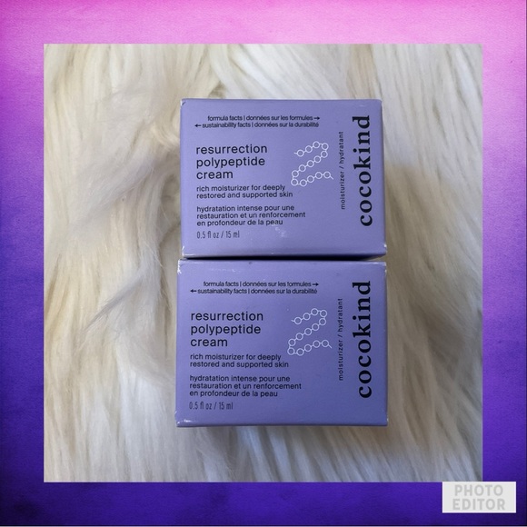 Cocokind Other - Cocokind Resurrection Polypeptide Cream - New x2 Travel Size